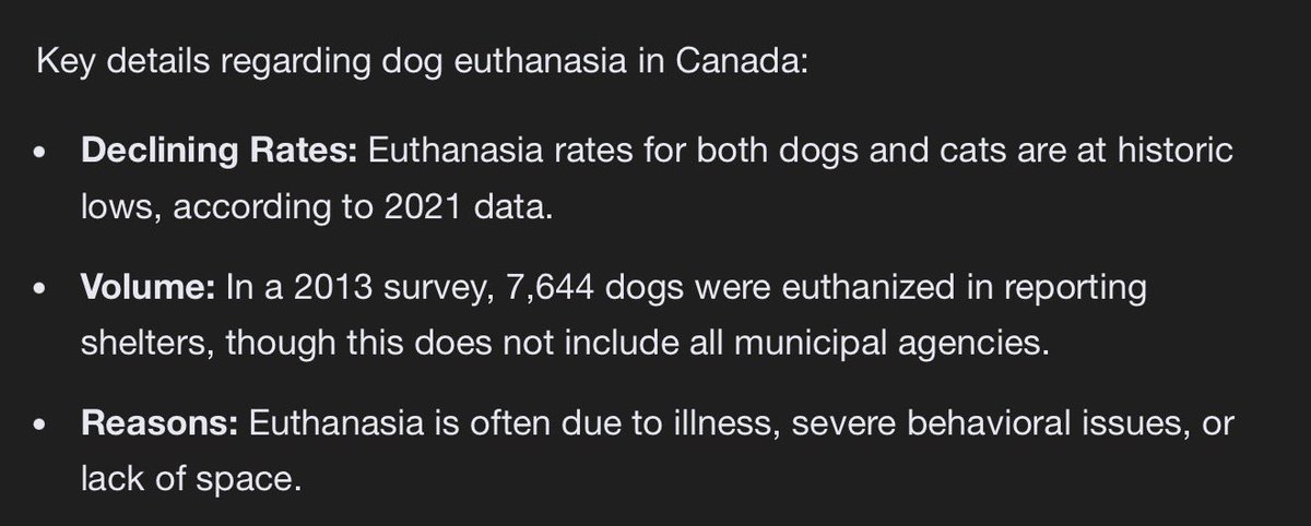 Canada is now euthanizing 2X more people per year than dogs. 

16,425 people vs 7,644 dogs