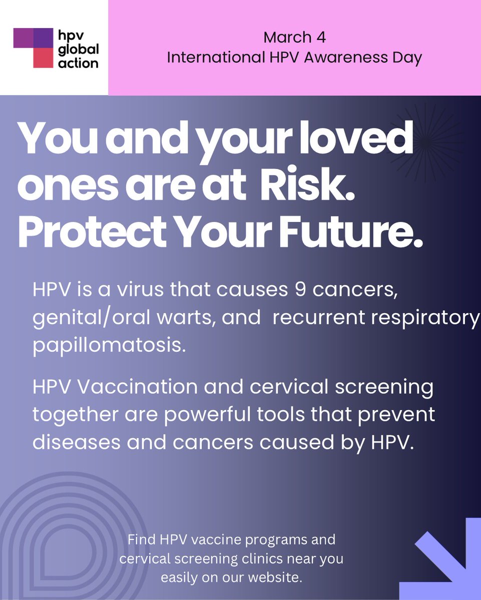 HPV Global Action tweet media