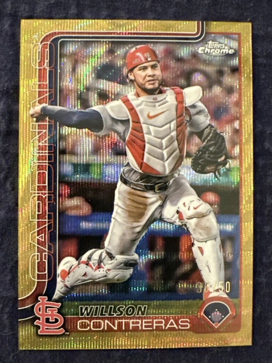 To celebrate Willson’s hot start this spring, I’m giving away this Gold Wave /50. 

To Enter:
LIKE
RETWEET
FOLLOW if you want to

Winner will be randomly selected tomorrow night at 6pm ET.

#WC40