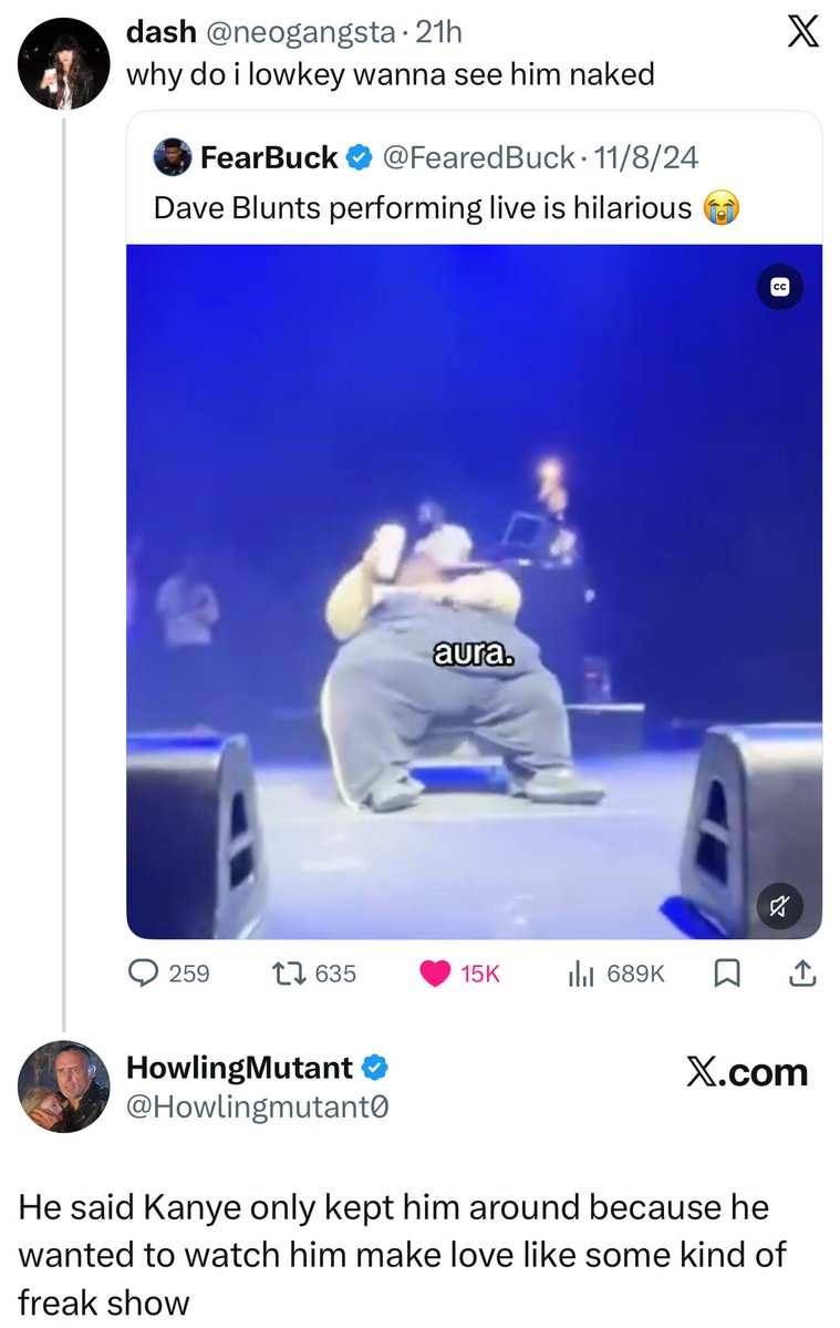 I have to imagine watching Dave blunts make love to a petite woman would be the closest you could get to watching Jabba the Hut defile Princess Leia