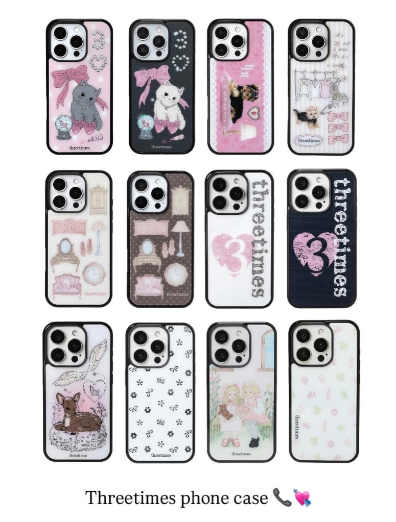 bambixstore's tweet image. #Threetimes - Phone case 💒
type : iphone 13 - iphone 17 💘🍰

♡ price : 850 บาท ( air ) ♡
( free shipping )

#พรีออเดอร์เกาหลี #เคสเกาหลี #พรีเกาหลี