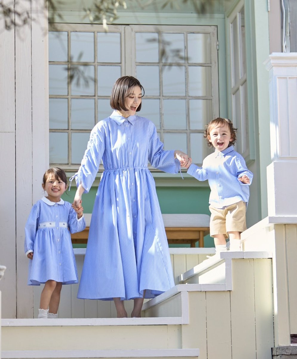 今期プティマインの親子リンクコーデが可愛すぎる～～.ᐟ.ᐟ