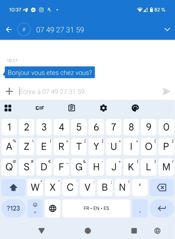 Image de Préfecture de Police : 🧐 Un étrange SMS vient d'apparaître sur votre téléphone vous demandant si vous êtes chez vous ?

⚠️