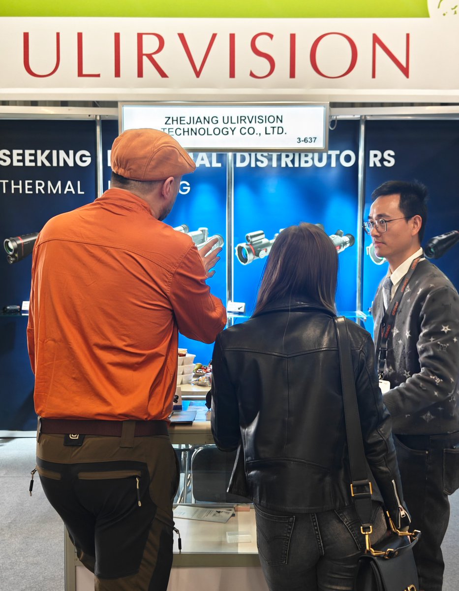 ulirvisiontech's tweet image. 🌍It's an honor for us to bring ULIRVISION's latest outdoor product line to the international stage 
🤝We sincerely thank every guest who visited the ULIRVISION booth. 

#iwa #ulirvisionoutdoors #nightvisioncamera #thermalimaging #HUNTER