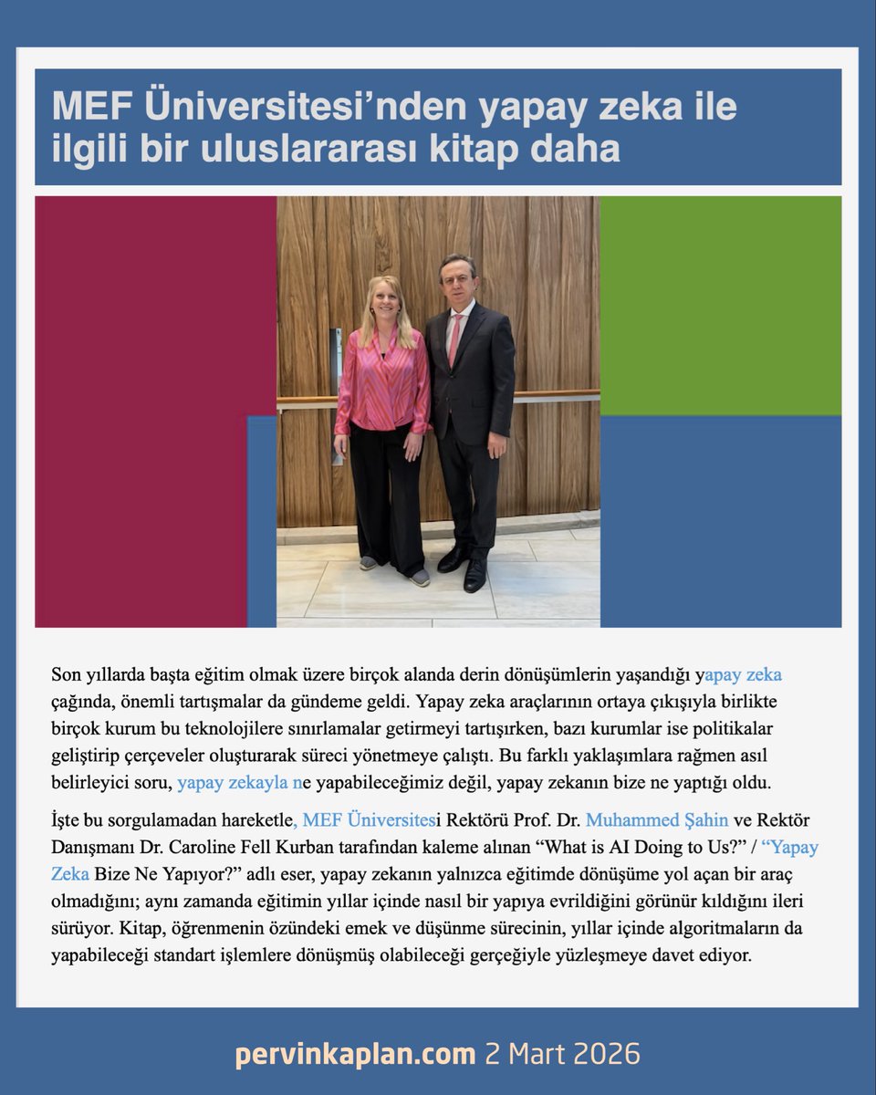 MEF Üniversitesi tweet media