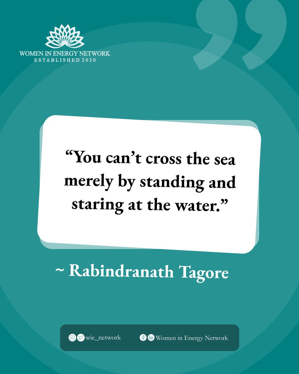 Monday Motivation

#MondayMotivation #WIEN #WomenInEnergy #Persistence #Resilience #KeepGoing #EnergyLeadership #inspirationforth