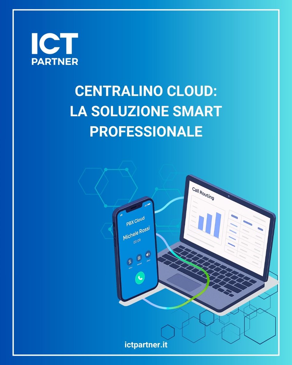 ICTPARTNER_it's tweet photo. 📞VoIP &amp; Centralini Cloud
Ottimizza costi di fonia, abilitare funzioni quali #code di chiamata, #voicemail-to-email e reporting avanzato.

💡 Con ICT Partner, la tua infrastruttura di comunicazione diventa un asset per la produttività. 

👉 Contattaci per una consulenza dedicata https://t.co/Dkmb8kCcKr
