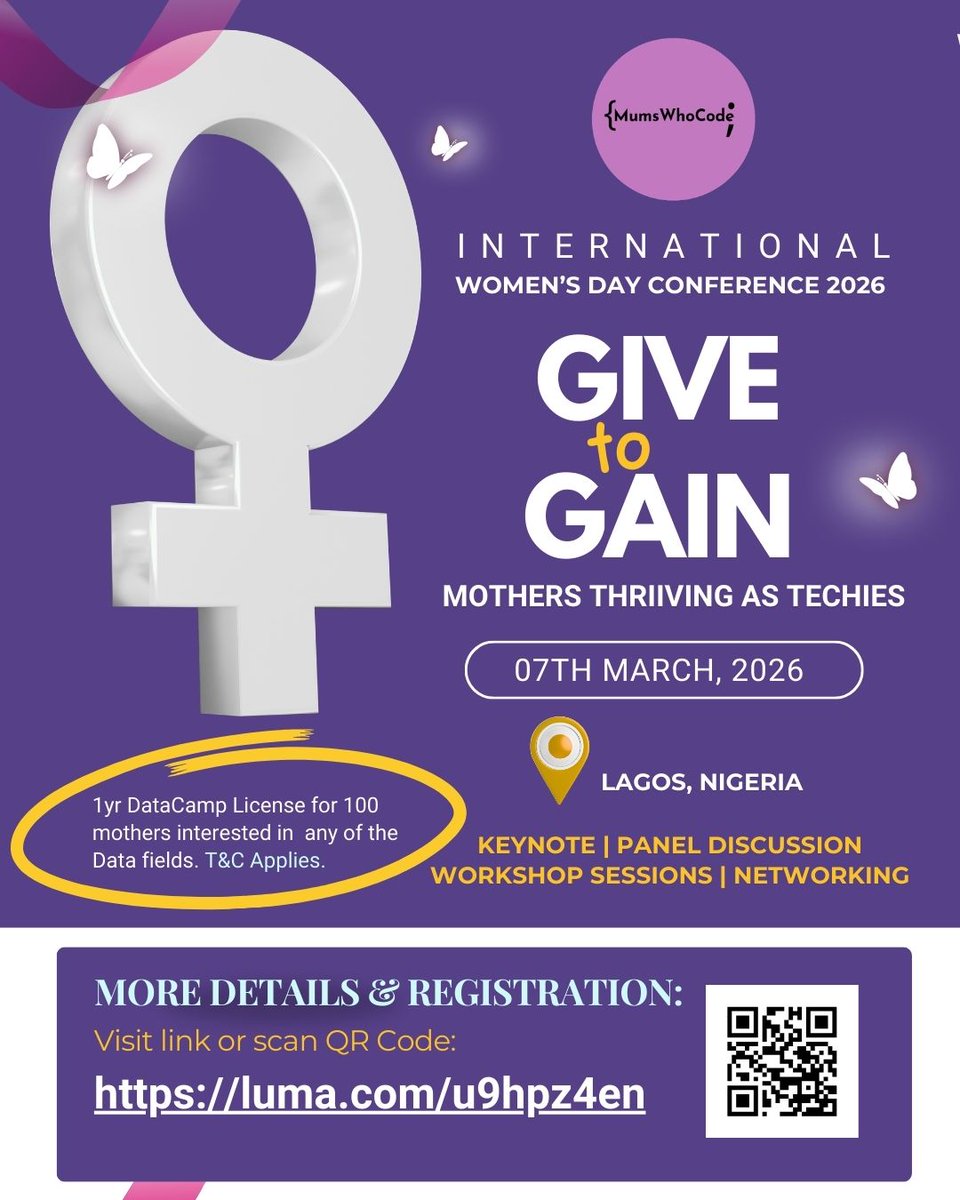 asholeybay's tweet photo. International Women’s Day: MumsWhoCode to Host ‘Give to Gain’ Conference for Mothers in Tech https://t.co/x7YFTEhtv9 https://t.co/zjSBEMmYPQ