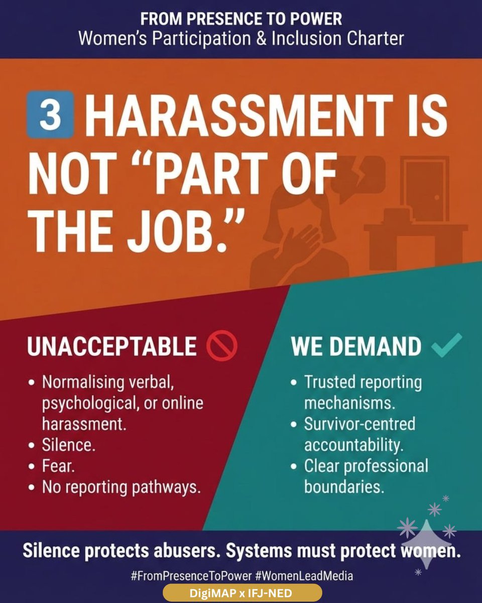 digimappk's tweet photo. Digital safety is a leadership infrastructure issue — not an optional add-on.

#FromPresenceToPower #WomenLeadership #DigiMAP #IFJ #NED https://t.co/w2TgFcoPQT
