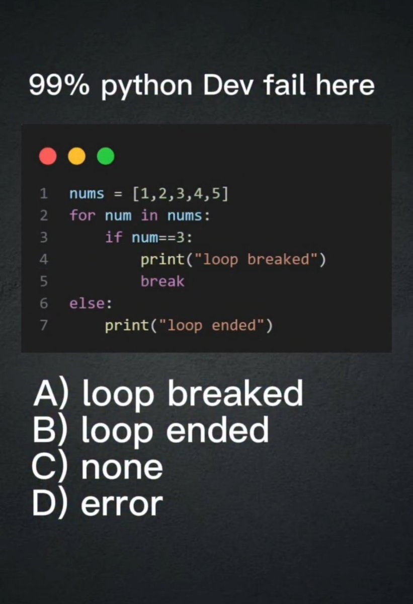 Python Developer tweet media