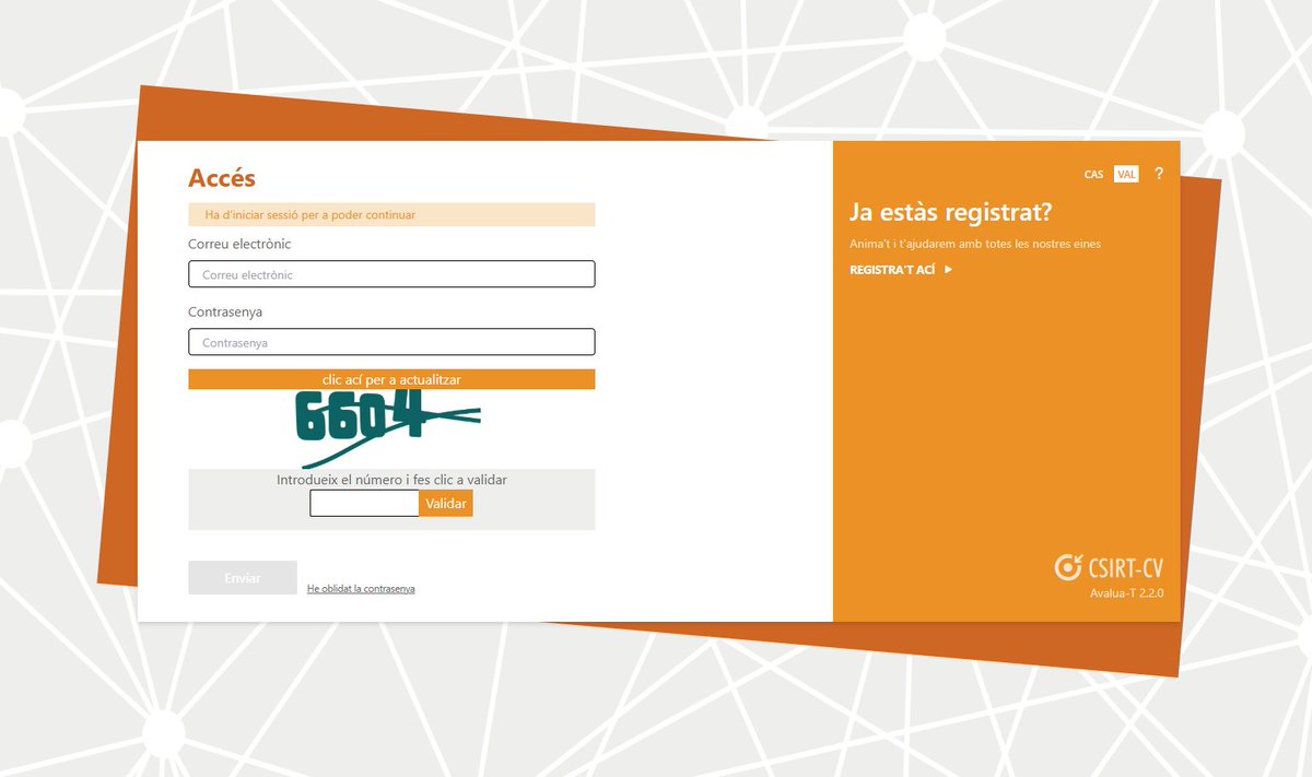 CSIRTCV's tweet image. 🤔¿Conoces #AvaluaT?
⚙️Es una herramienta de autoevaluación de CSIRT-CV
🏪Dirigida a #empresas y #pyme
🔓Para averiguar si existen riesgos en #ciberseguridad

👉 Descúbrela aquí: avaluat.concienciat.gva.es
@GVAhisenda