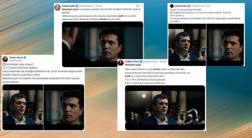 Beykoz Belediye Başkanvekili Özlem Vural Gürzel’in oluşturduğu Beykoz Medya Okulu’nun eğitmenleri Fulya Öztürk, Buket Aydın, Çağlar Cilara ve Türker Akıncı aynı anda Abdullah Çatlı filminin ‘tanıtımını’ yaptı.

(Medya Ombudsmanı Faruk Bildirici)