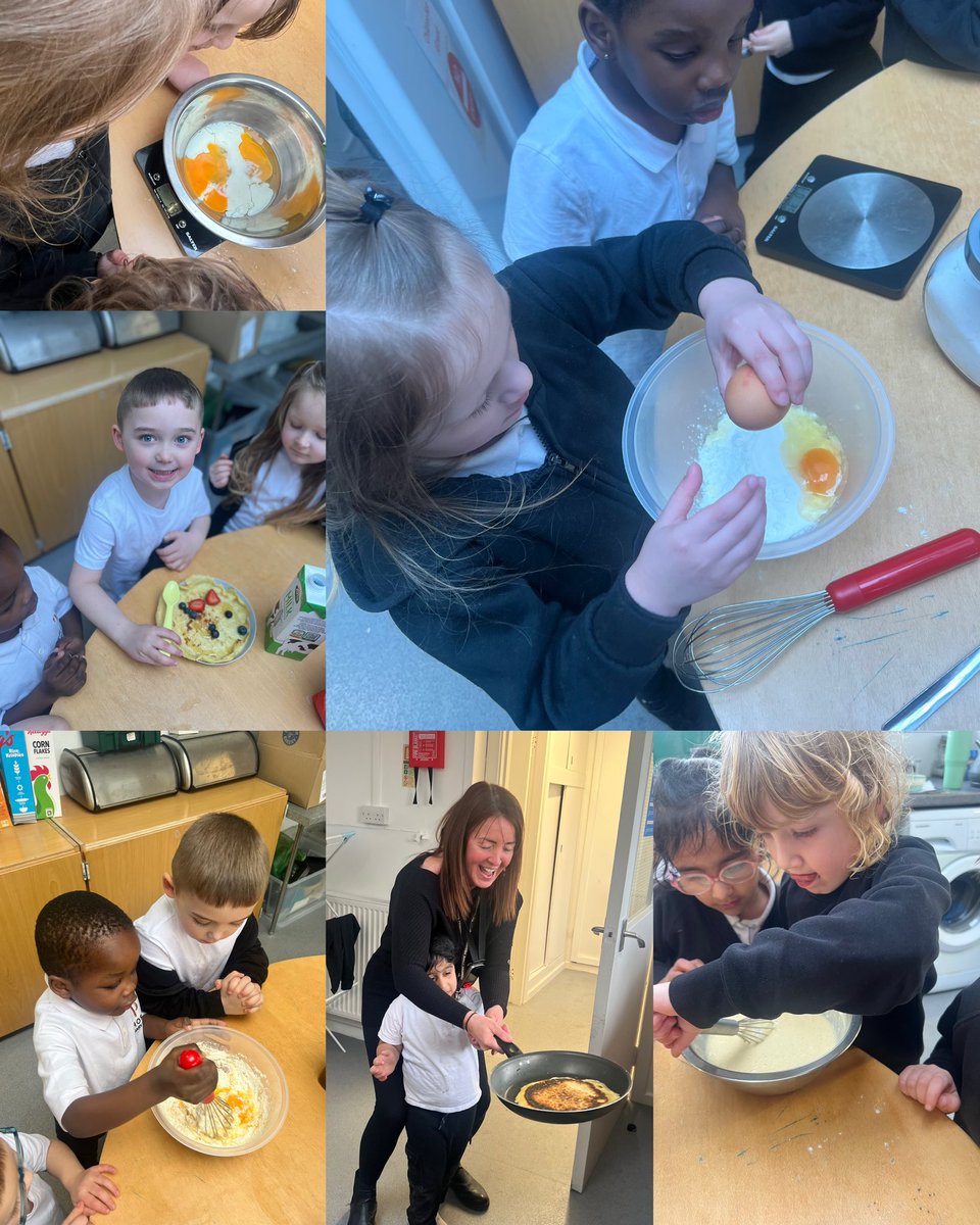 ThorpeBradford's tweet image. Reception had a fantastic time making pancakes!🥞They visited local shops to buy the ingredients, then worked together to mix, cook, and enjoy their pancakes. To top it all off, they even took part in a fun pancake race!
✨ #EYFS @CATAcademyTrust #LocalArea #UnderstandingTheWorld