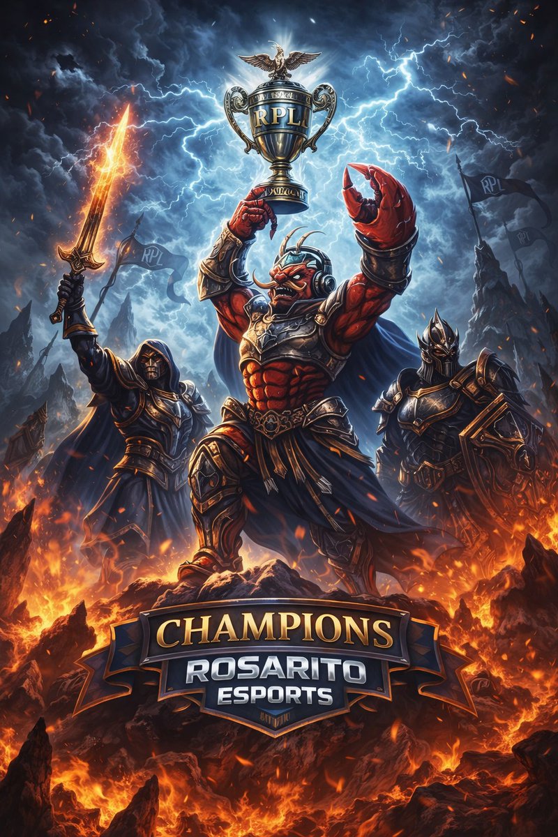 Rosarito661e's tweet photo. Primer y único campeón de la @riftpremierleague https://t.co/FpyejI4Sok