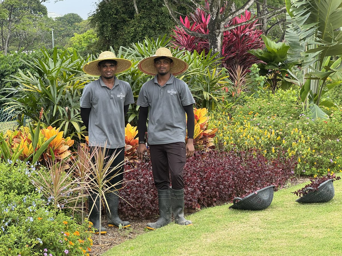 One of the things that makes the <a href="/CWGC/">Commonwealth War Graves</a> such an outstanding organisation, is the quality of the planting. My wife and I just spent a couple of hours with the local #CWGC custodian at Kranji War Cemetery #Singapore. We were mightily impressed by Ben’s knowledge, pride and passion.