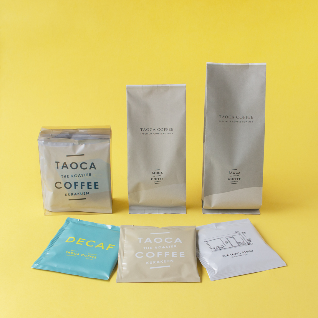 【河原町店・梅田店】
3月は兵庫の #TAOCACOFFEE より #珈琲豆 やドリップバッグが入荷！

「TAOCA COFFEE(タオカコーヒー)」
スペシャルティコーヒー専門の自家焙煎店。みんなが少しでも豊かになれるよう、そんな想いで美味しいコーヒーを作り上げています。