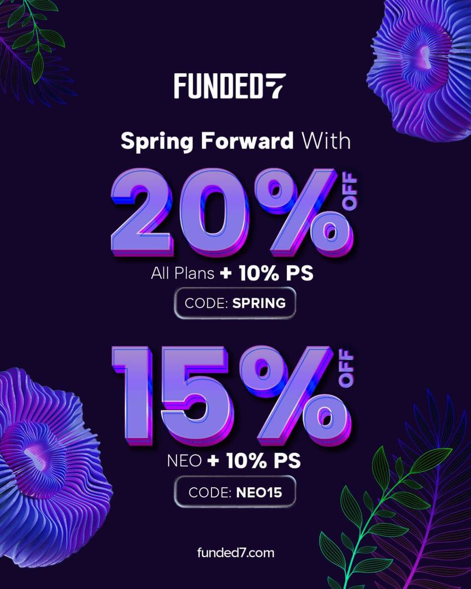 New Month, New Offers! From <a href="/funded_7/">Funded7</a> 🎉

20% OFF + 10% Profit Split on All Plans! 

15% OFF + 10% Profit split on NEO Plans! 

Get Funded for less now 👉
my.funded7.com/en/sign-up?aff…