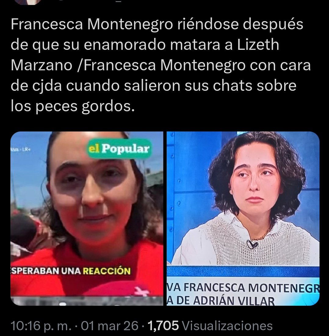Raulqr2's tweet photo. @dxyxnnx03 #Hipócrita

#FALSA

#Encubridora

Llamabas a "tus peces gordos" para tapar asesinato ... mientras nuestra campeona perdia la vida

#MISERABLE
@hurgamemoriaPE 
@larepublica_pe @RPPNoticias @ensustrece @exitosape @congresoperu @Cuarto_Poder  @FiscaliaPeru @Poder_Judicial_ https://t.co/jqbFFKm5wV
