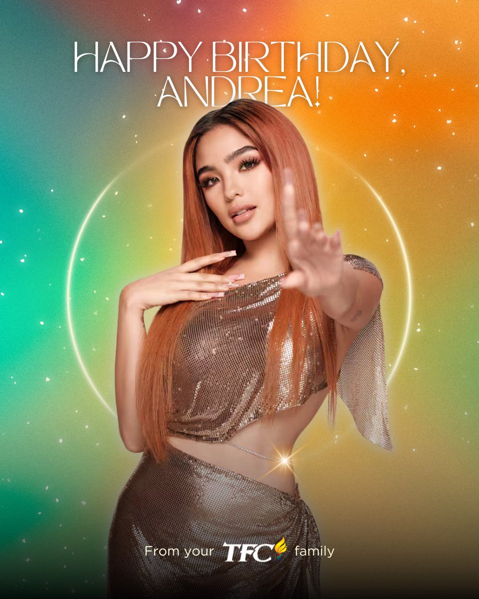 Happy Birthday, Andrea! 🤩🎉
Your TFC family wishes you all the best ✨

#AndreaBrillantes #HappyBirthdayAndrea #TFC #TheFilipinoChannel