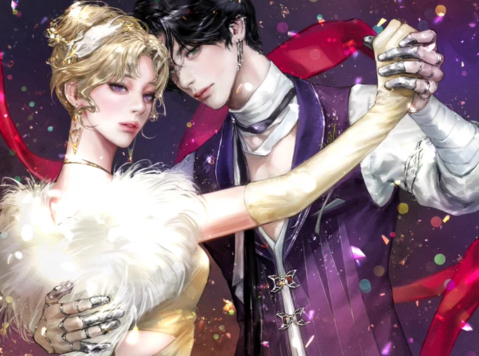 Bee's kiss! 협력 그림.. 비록 방문은 못했지만 너무 재밌었던 작업...