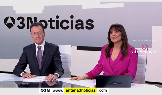 atresmediacom's tweet photo. #Audiencias I

Buenos días

🟠 @antena3com es la TV privada líder del domingo (9,5%)

🥇 Logra LO+VISTO del día con @A3Noticias 1 FDS, LÍDER con +2 M, un 22,4% y 3,1 M de espectadores únicos

🏆 La 2ª edición, también LÍDER con una de sus mejores cuotas en domingo, 13,9% y +1,7M https://t.co/I3rJrdt8o3
