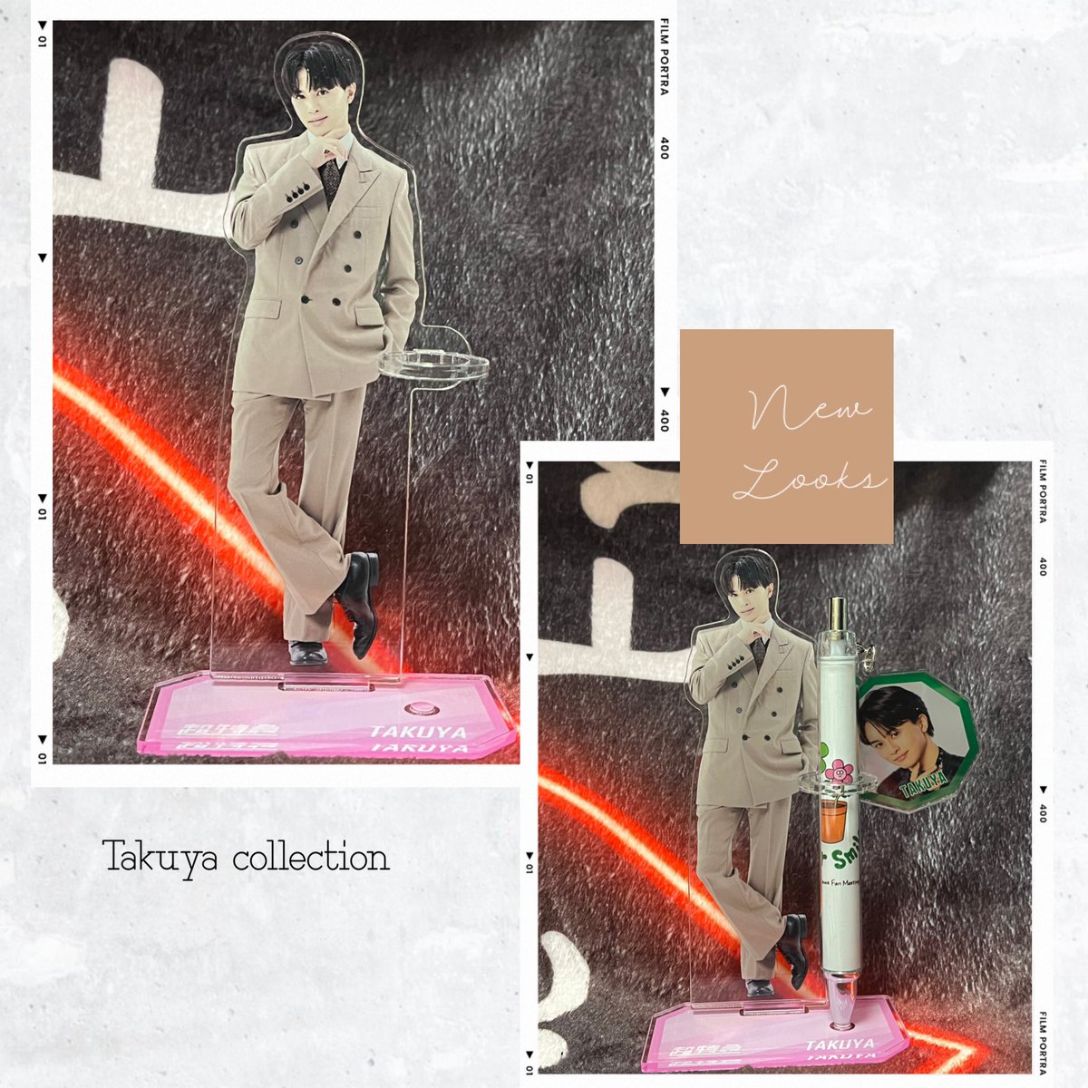 EBiDANクリアペンスタンド 超特急タクヤ さん 届きました🎁✨ 机の上に