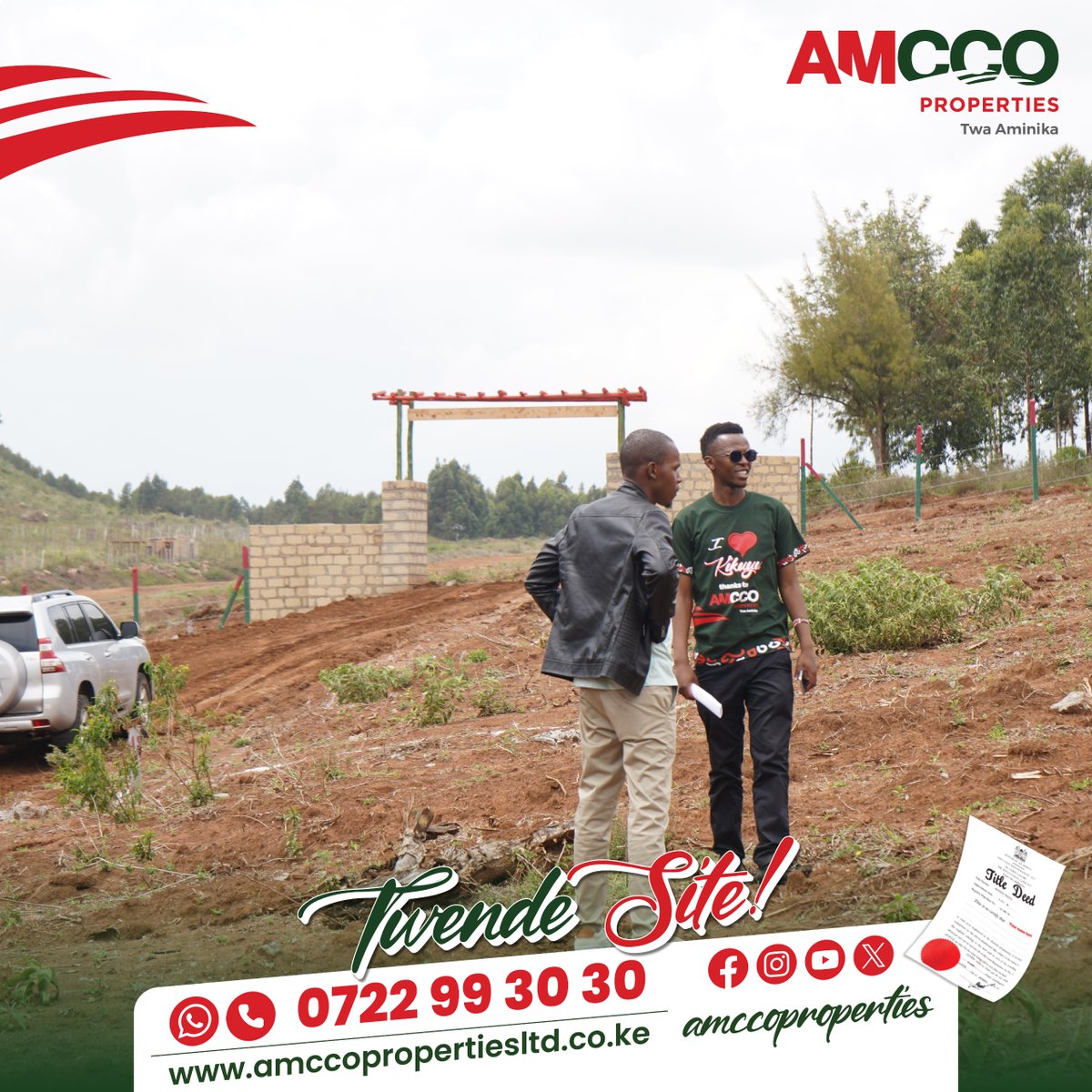 AmccoProperties's tweet image. We offer FREE site visits every day, Monday to Sunday. Come verify the property yourself before making any commitment.
 
Don’t pay for what you haven’t seen. 
 Schedule today: Call 0722 993 030 or chat with us on WhatsApp via wa.link/amccongong
 
 #amccoproperties #sitevisit