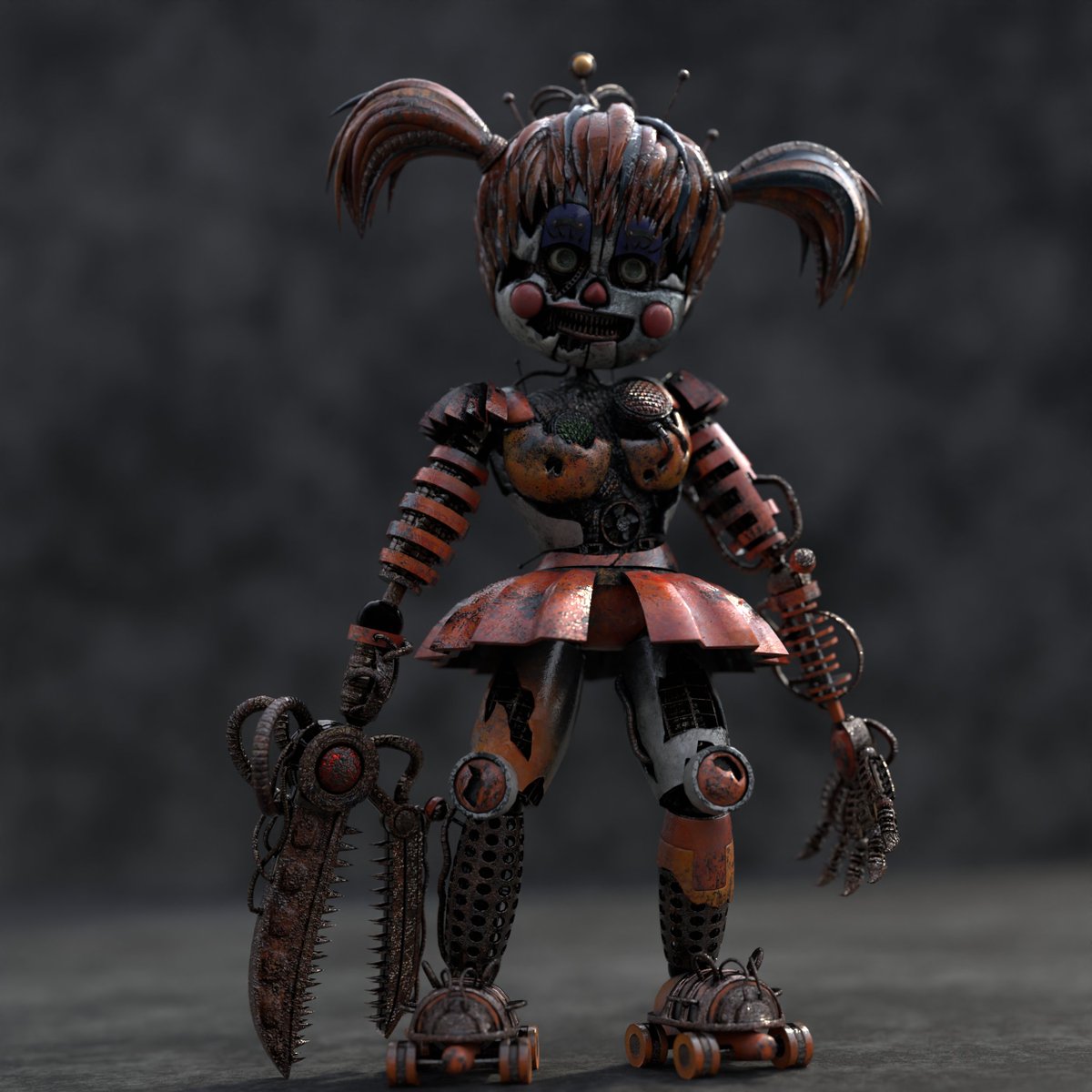 Tried something. 

#scrapbaby #scrap_baby #FNAF #FiveNightsAtFreddys