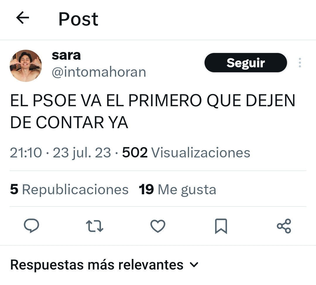 Siempre es el mismo formato