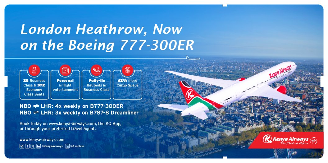Official Kenya Airways tweet media