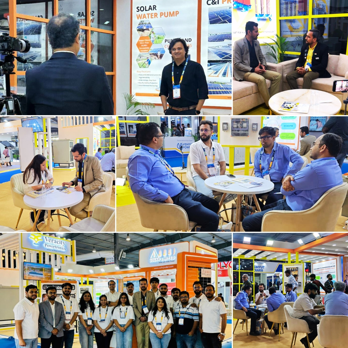 LtdSahaj's tweet photo. Glimpses from an incredible 3 days at Intersolar Expo 2026, Gandhinagar (25–27 Feb 2026).

It was a proud moment for Sahaj Solar Limited and Veracity Powertronics to showcase our presence and connect with industry leaders, partners, and innovators under one roof. https://t.co/1gLyEmlyal