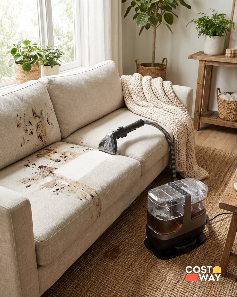 CostwayDE's tweet image. 🧼Unser 4-in-1 Polster- &amp;amp; Teppichreiniger mit 1800 W Power entfernt tiefe Flecken mit Kalt-, Warm-, Dampf- oder Sterilisations-Modus – für Polster, Teppiche &amp;amp; mehr. 
💦10% Rabatt Code: SOCIAL10
🛒t1p.de/vyo1r

#Sauberkeit #HomeCleaning #Polsterreiniger #Teppichreiniger