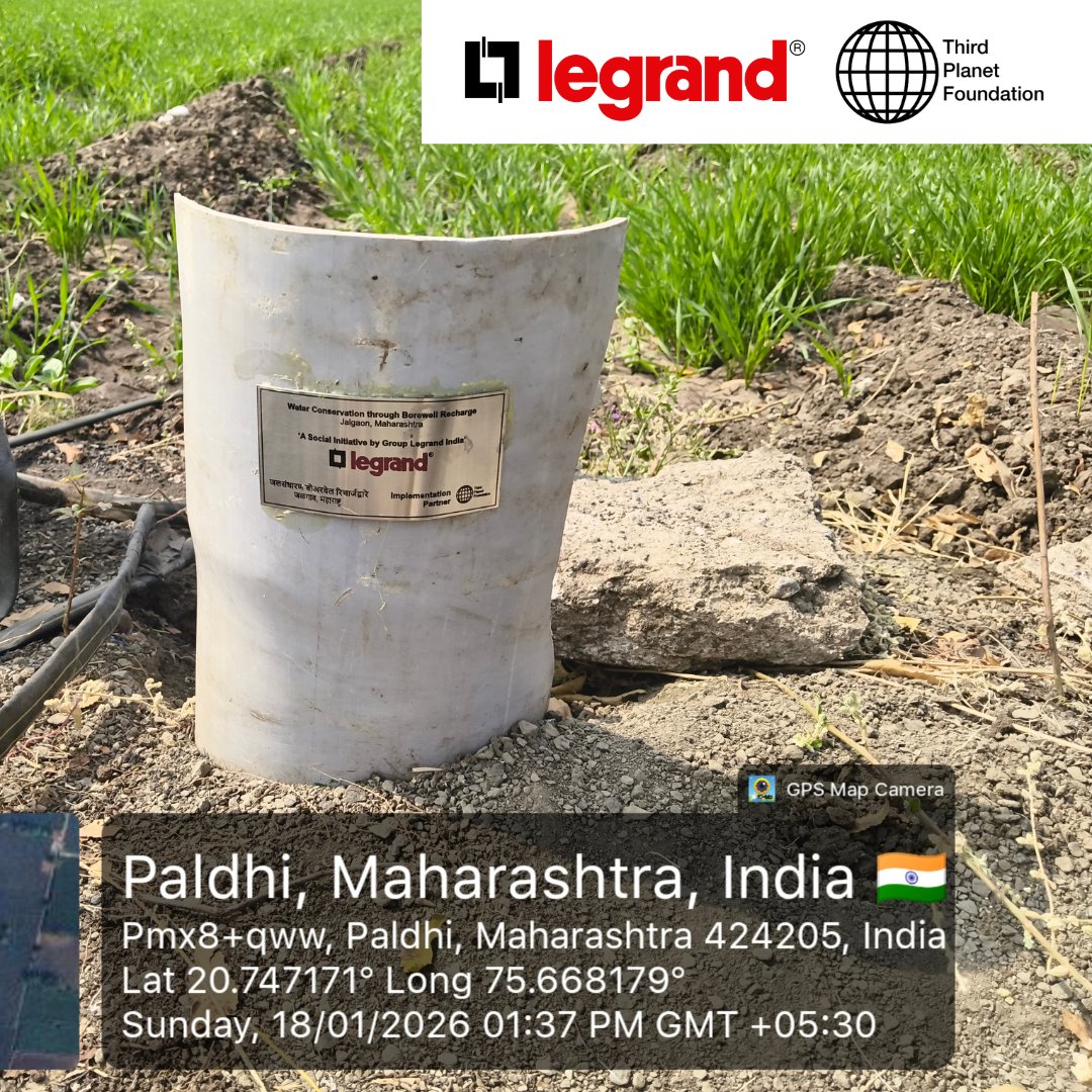 PlanetThird's tweet photo. We are delighted to collaborate with Novateur Electrical &amp; Digital Systems (@Legrand) for the second year in a row on the CSR initiative, which promotes groundwater management and climate-resilient agricultural practices to enhance livelihoods dependent on farming.
#CSR #SDGs https://t.co/MKrmNLLxxS