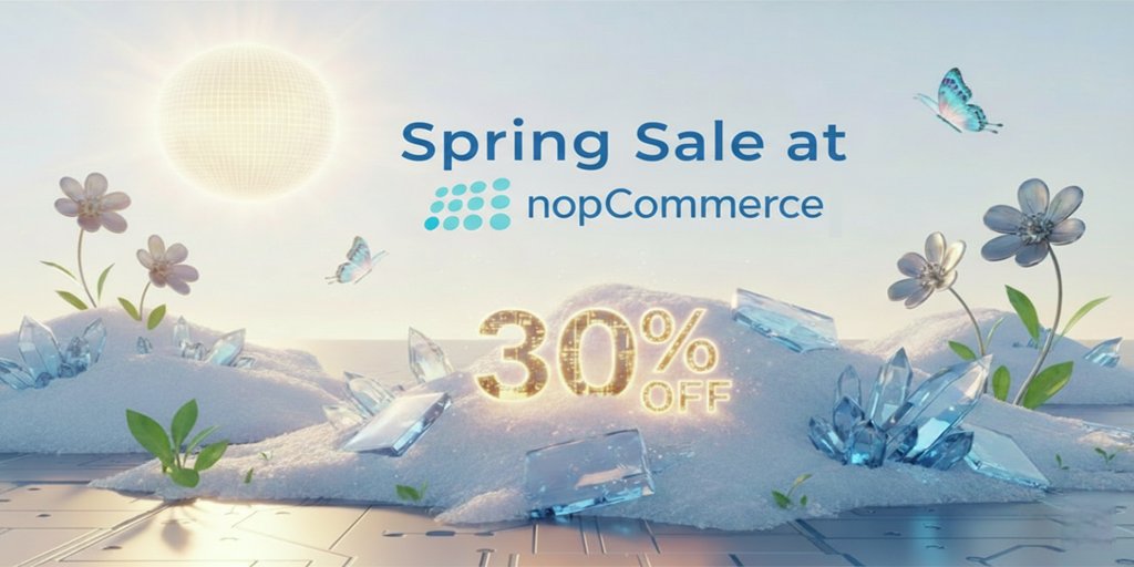 nopCommerce tweet media