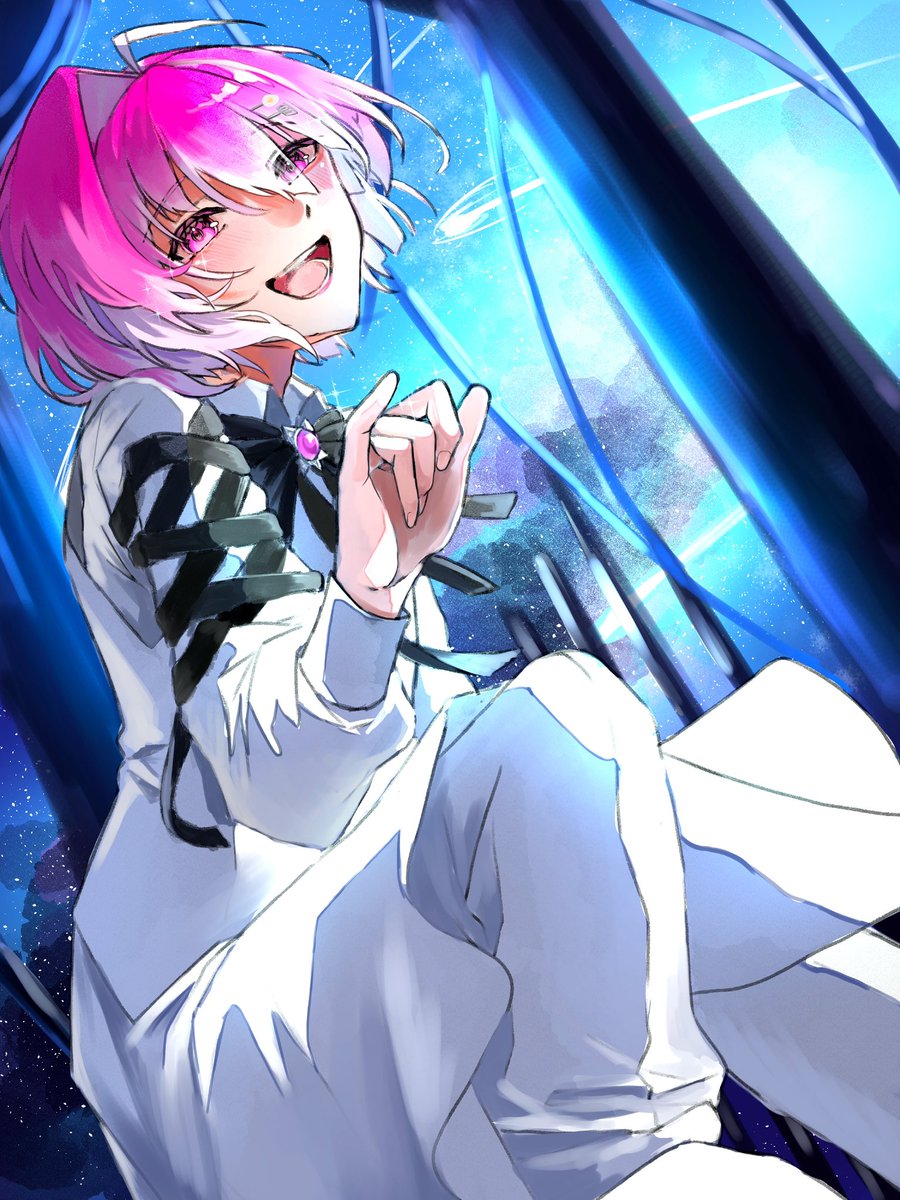 通じ合えた僕たちなら 表情さえ会話になって #みかさ絵