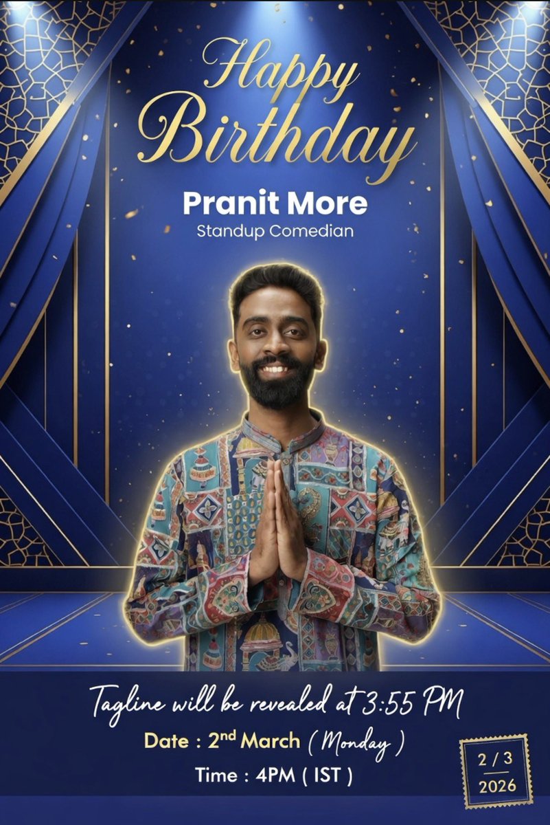 Pranit More OFC tweet media