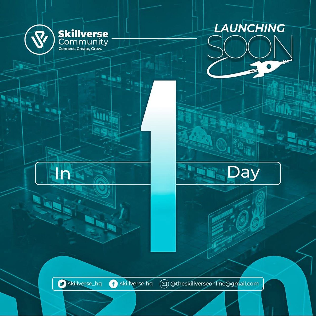skillverse_HQ's tweet photo. 24 hours to go.

The countdown is almost complete. Skillverse is set to launch — a dynamic community designed to connect talents, ignite ideas, and turn skills into real opportunities.

#SkillverseLaunch #FewHoursToGo #Countdown #BuildTogether #CommunityGrowth https://t.co/qP0J61DbMO