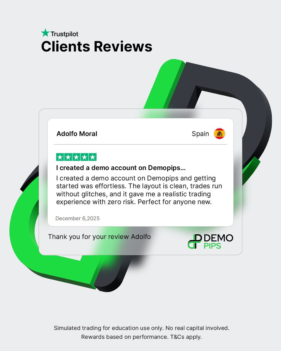 DemoPips's tweet image. Thank you for sharing your experience! We appreciate your feedback – getting started is effortless and risk-free. 
 #DemoPips #Testimonials #Reviews #Trustpilot