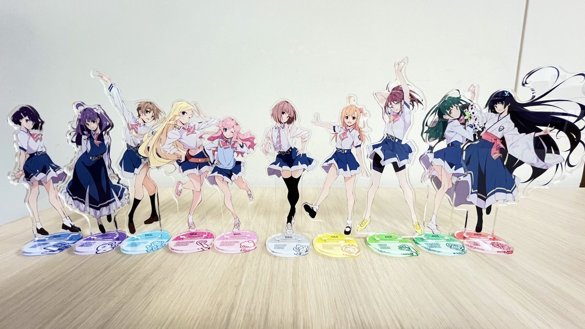 ★イキヅライブ！集合アクリルパネル ホップアップ 制服 ◇━━━━━━━━━━━━◇ #イキヅライブ！ みんなのラブ高 POP UP