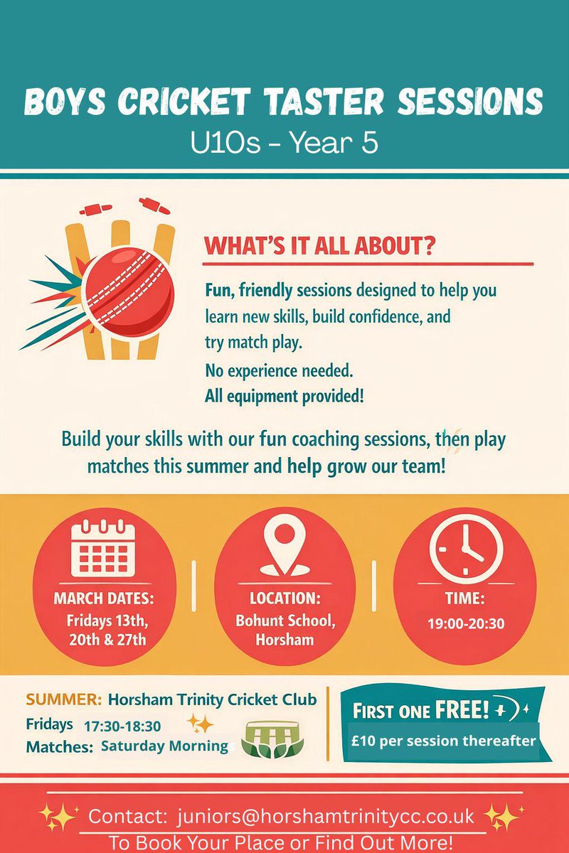 Horsham Trinity CC tweet media