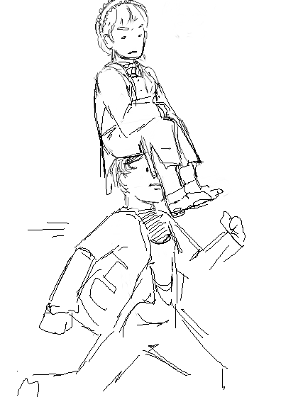 MostCrooked's tweet photo. Mic, get your evil british situationship off your head. Haha just kidding, enjoy the crick in your neck after this. #tacomic #ii #iimic #iitaco #yuri #mictaco (?) https://t.co/oHSYcThX5n
