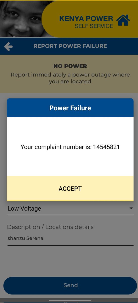 A_Michuki's tweet photo. @KenyaPower_Care kindly assist. We've been having low voltage from early morning and constant power losses everyday this week. It's getting really frustrating as the organisation lacks communication and follow through. As well as poor channels for clients to get resolutions https://t.co/Q6oCm7KcT9