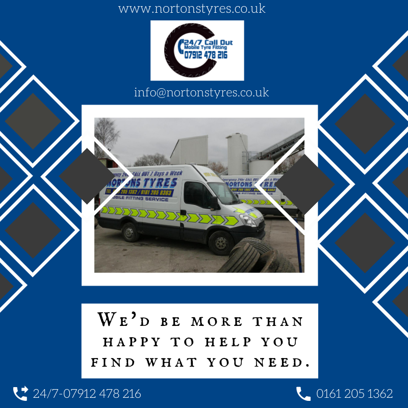 nortonstyres's tweet image. We'd be more than happy to help you find what you need. 
nortonstyres.co.uk
info@nortonstyres.co.uk
24hr mobile tyre fitting call out 07912 478216 or day 0161 205 1362 
#tyres #manchester #24/7 #mobilefitting #24hrs #24hours #tyrefitting