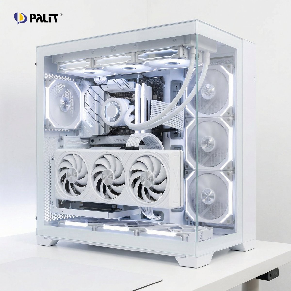 白で組むなら、性能も妥協しない。 Palit GeForce RTX 5070 White OC