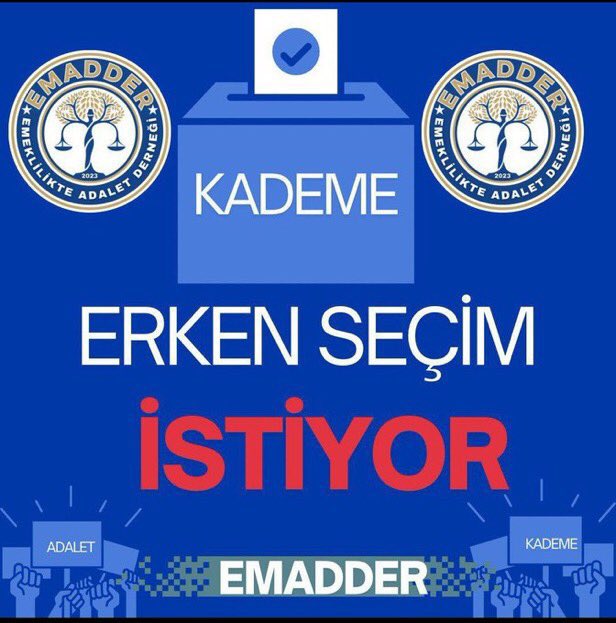 Erken seçim şart ‼️

#HakHukukKademe