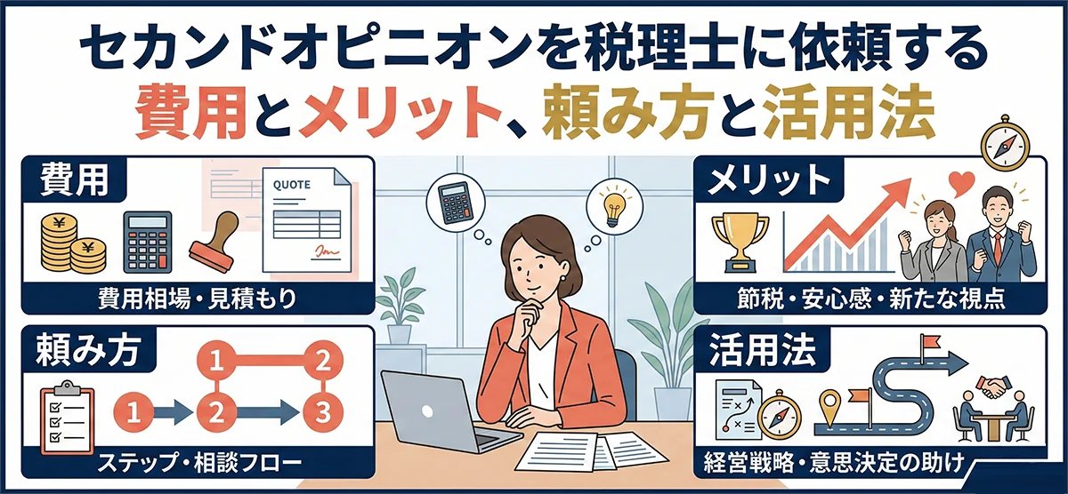AiferWebService's tweet photo. 顧問税理士に不満があるけど、変えるのは怖い…。

そんな時は「セカンドオピニオン」を活用しましょう。

医療と同じで、主治医（顧問）はそのままに、別の専門家の意見を聞く最強のリスクヘッジです。

税務調査対策としても有効なその手法と費用を解説！

https://t.co/dDr6RqT6So

#税理士 #経営者 https://t.co/8gpcNCPxQK