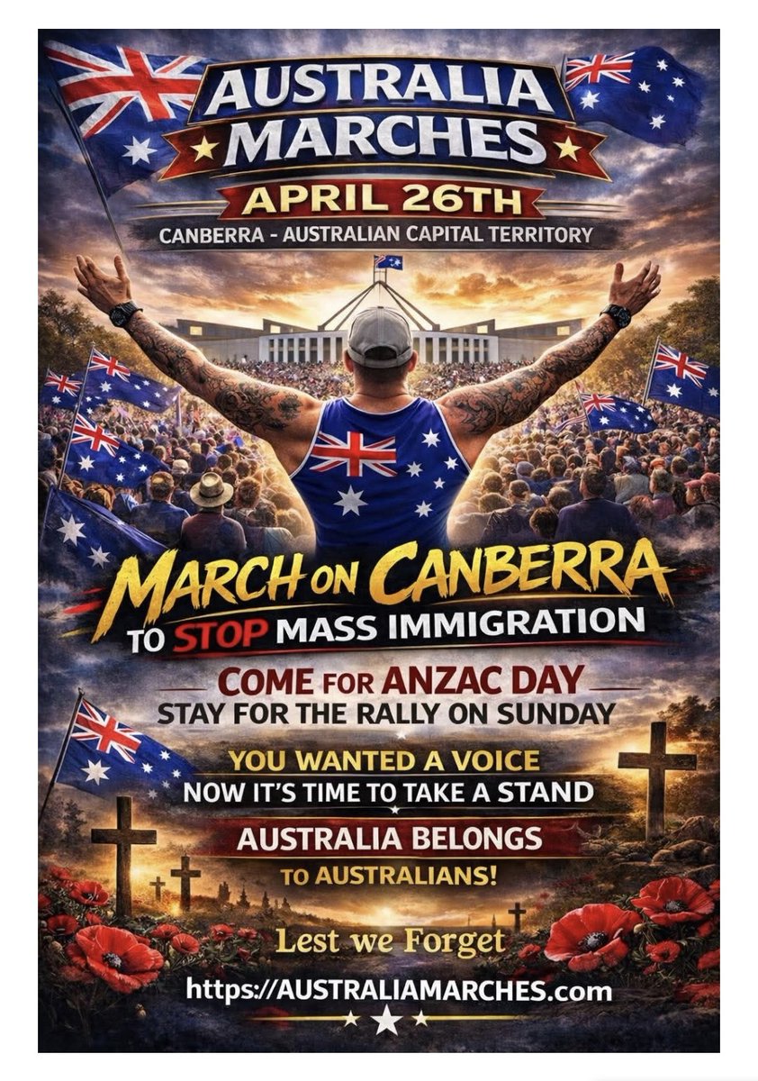 <a href="/Ausbobsmit/">Rob Smith</a> Hey Rob can you get this out there, its time Australians took control 🇦🇺
Give <a href="/aus_marches/">Australia Marches 🇦🇺</a> a follow for updates or <a href="/AusLobby/">Australian Lobby Group</a>