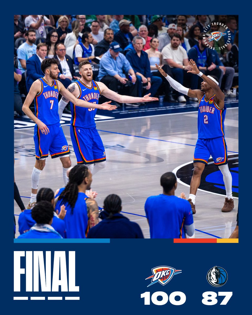 okcthunder's tweet photo. W in the DFW ✔️ https://t.co/au8x4a1o9r