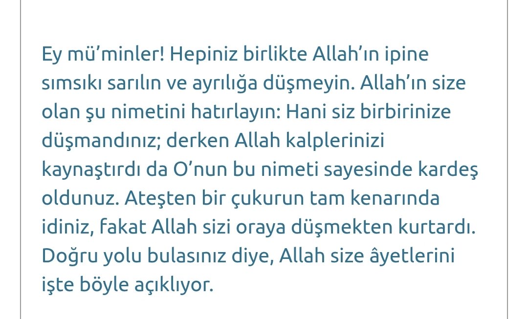 <a href="/umutnimetatas/">Umut Nimet Ataş</a> Al-imran 103.Ayet 👇