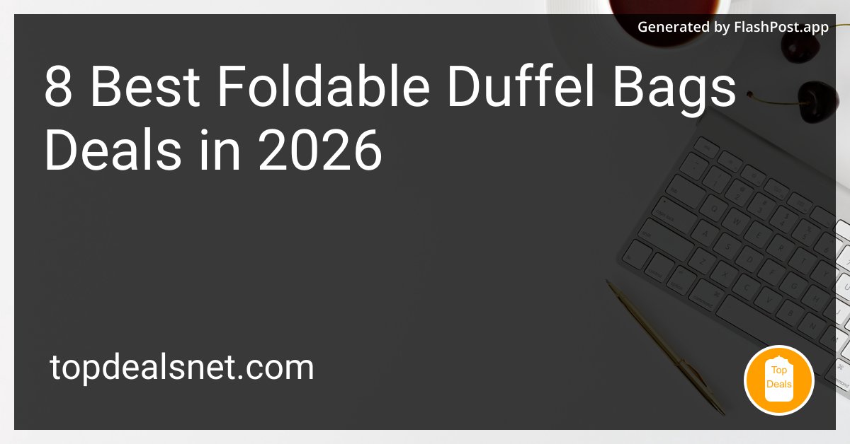 alieGotha's tweet image. Thought foldable duffel bags peaked? Think again. 2026's deals are crafted by sorcerers, I swear! 🧙‍♂️ Which one's your fave sorcerer?

Source: topdealsnet.com/blog/best-fold…

#TravelTech #DealOfTheYear #BackpackerLife #GearUpForTravel #duffelbag #bagstagram